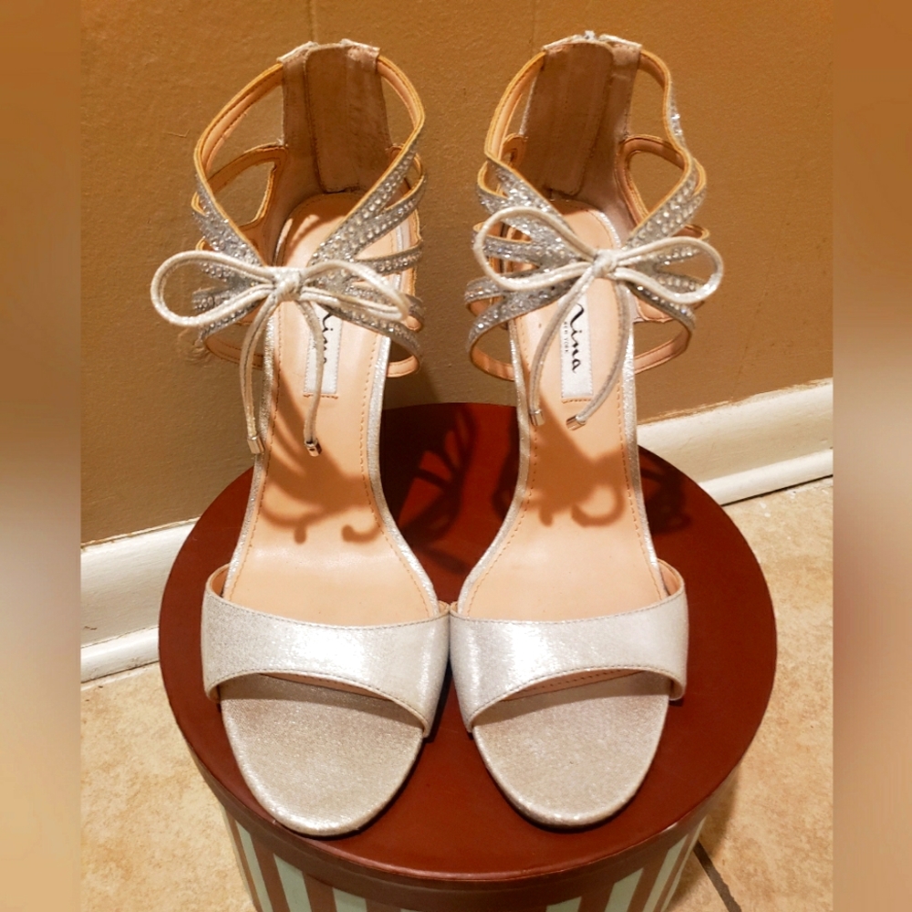 Nina Silver Heels